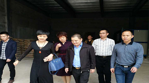 Hunan Ningyuan County leaders visited Hongshang Ski Resort to visit and guide